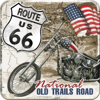 Металлическая подставка Nostalgic-Art "Route 66 - Desert Old Trails" (46111)